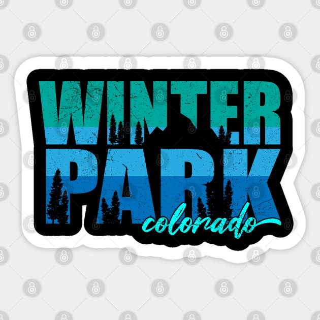 Winter Park Sticker by Zen Cosmos Official